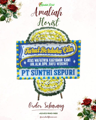 Papan Bunga Duka di Guna
